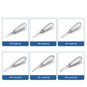 Extractor manual ergonómico de fragmentos radiculares dentales, fórceps elevador para extracción de dientes, instrumento de cirugía oral - Product Image 4