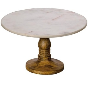 Support à gâteau en bois naturel pour fêtes de Noël et mariages, idéal pour servir des gâteaux aux fruits – Vente chaude - Product Image 4