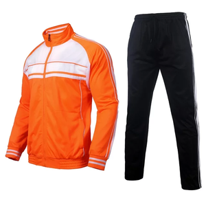 Survêtements pour hommes 2 pièces Ensemble de jogging à fermeture éclair complète Survêtements à manches longues Survêtement athlétique pour hommes - Product Image 1