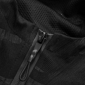 Veste coupe-vent à imprimé camouflage pour homme, vêtement d'extérieur de couleur noire, coupe-vent élégant personnalisé par FM LOGAN SPORTS - Product Image 6