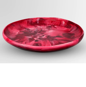 Ensaladera de resina colorida única, utensilios de cocina hechos a mano Clásicos, aptos para lavavajillas, para servir ensaladas frescas, frutas, aperitivos, fiestas - Product Image 3