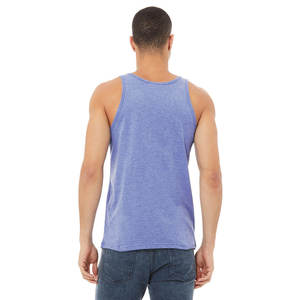 Bella Canvas 3484 UNISEX TRIBLEND TANK logotipo personalizado 2024 Unisex Triblend ajuste moderno cuello redondeado suave tanque transpirable - Product Image 6