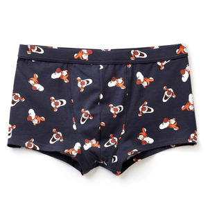 Caleçon à séchage rapide en polyester pour hommes Caleçon boxeur personnalisé avec logo en gros - Product Image 1