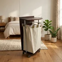 Armoire à linge moderne en bois de haute qualité avec sac amovible fabriquée en Italie
