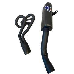 Sistema di Scarico Completo TERMIGNONI per TMAX 530 2017/19, Scarico Moto in Acciaio Inox con Adattatore 51mm, Nuovo, Non Omologato - Product Image 1