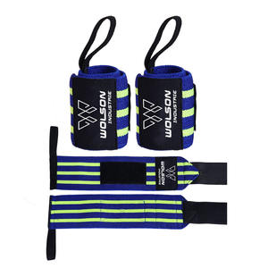 Muñequeras al por mayor muñequeras personalizadas muñequeras deportes profesionales protectoras duraderas muñequeras para levantamiento de pesas logotipo personalizado. - Product Image 1