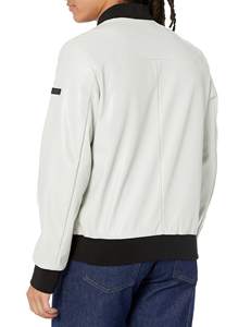 Chaqueta de Motociclista de Cuero Genuino para Invierno, Diseño Clásico con Mangas Impermeables con Cremallera y Chaqueta de Cuero con Cinturón - Product Image 6