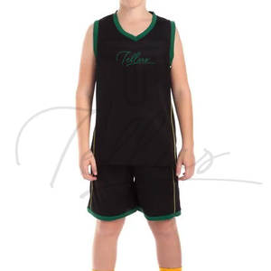 Uniforme de Baloncesto para Niños de Diseño Único, Uniforme de Baloncesto de Secado Rápido, Ropa Deportiva para Niños, Uniforme de Baloncesto - Product Image 1