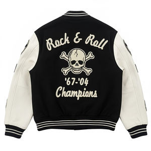 Veste universitaire pour homme en laine personnalisée de haute qualité, best-seller, broderie en chenille, respirante, séchage rapide, veste de lettreman pour homme - Product Image 2