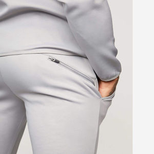 Ropa deportiva de talla grande para hombre, chándal de gran tamaño de peso pesado en blanco, chándales de carga con múltiples bolsillos para hombre con servicio OEM - Product Image 5