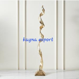 Haute qualité en métal artisanat décoration de table sculpture en métal prix de gros décoration de mariage sculpture en métal - Product Image 5