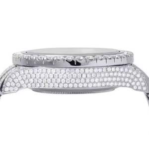 Meilleur prix Montres serties de diamants de 40 mm Mouvement automatique de luxe Acier inoxydable Montres serties de diamants Hip Hop VVS Moissanite pour homme femme - Product Image 3