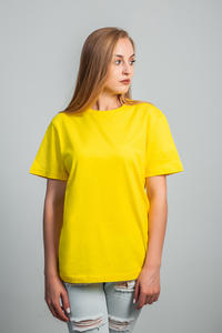 เสื้อยืดผู้หญิง แขนสั้น ผ้าฝ้าย 100% ทรงปกติ น้ำหนัก 160 กรัม ใส่ได้ทั้งฤดูร้อนและฤดูหนาว มีไซส์ XL ยี่ห้อ IMRON จากอุซเบกิสถาน - Product Image 4