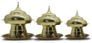 หม้อปรุงอาหารโลหะเกรดพรีเมี่ยมดูหรูหราด้วยเลเซอร์ตัดยืนในการประดิษฐ์ตัวอักษรอาหรับสำหรับงานแต่งงานการให้บริการใช้หม้อปรุงอาหาร - Product Image 5