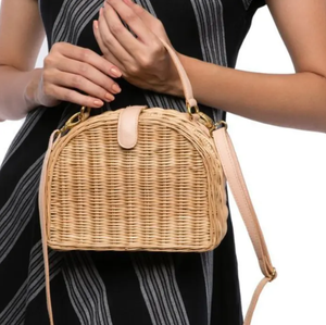 Sac à main en rotin décontracté pour femmes, fait à la main, taille personnalisée, logo personnalisé, design élégant, respectueux de l'environnement, fabriqué au Vietnam - Product Image 3