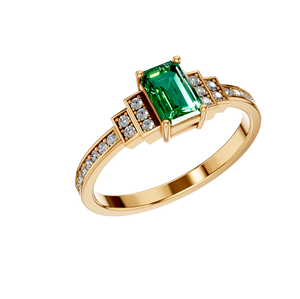 Anillos de compromiso personalizados OEM ODM, diamantes cultivados en laboratorio con certificación IGI en oro macizo de 14K para regalos de bodas, fabricante directo - Product Image 6