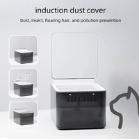Distributeur d'eau moderne à clapet 3L pour petits animaux Chauffage automatique sans fil Fontaine d'eau automatique durable pour chat