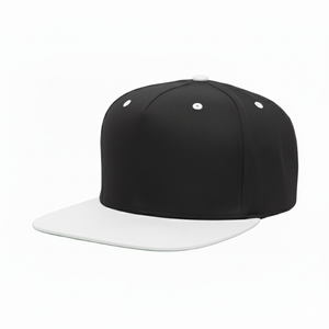 Haute qualité deux tons structuré 5 panneaux casquette Snapback bord plat Logo personnalisé blanc Sport chapeau ODM OEM pour hommes femmes décontracté porter - Product Image 3