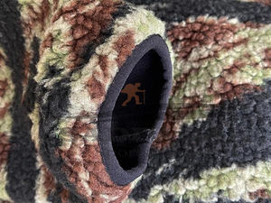 Veste en polaire surdimensionnée à col montant avec logo sur le devant, fermeture éclair, sherpa moelleux, personnalisée pour l'hiver, taille plus, unisexe - Product Image 3