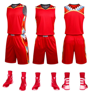 Uniforme de Baloncesto Sublimado Personalizado de Alta Calidad, Cómodo, Transpirable, Antibacterial, de Secado Rápido, Nuevo y en Oferta - Product Image 1
