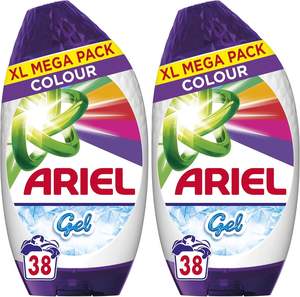 Detergente Líquido Ariel en Gel para Lavandería, 38 Lavados, Color, Eliminación de Manchas Brillantes Incluso en 15 Minutos (Paquete de 2) - Product Image 5