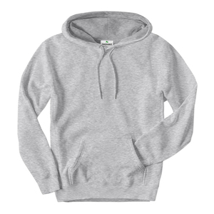 Calentador gris sólido bordado Sudadera con capucha 350/650g algodón/fibra de bambú Sudadera con capucha de lana al por mayor precio a granel - Product Image 1