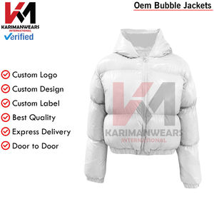 Femmes mode doudoune Ultra léger compressible à manches longues veste vêtements d'extérieur d'hiver blanc temps froid - Product Image 3