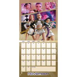 2026 K-Pop Demon Hunters Desk <b>Calendar</b> Printed Paper Product for Promotion - Product Image 1
