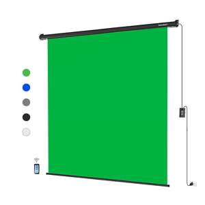 ฉากหลังกรีนสกรีนแบบมอเตอร์ดึงลงได้ ขนาด 6.7 x 7.2 เมตร - Product Image 2
