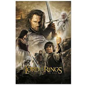 Póster en Lienzo del Señor de los Anillos, Regreso del Rey, Arte de Pared - Product Image 4