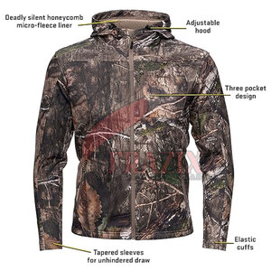 Sudadera con Capucha de Caza para Hombre, Impermeable, con Camuflaje, para Aventuras en el Bosque, Sudadera Resistente para Caza - Product Image 4