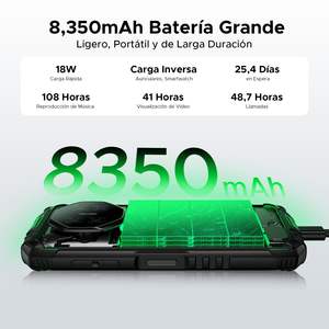 Teléfono Inteligente DOOGEE Fire3 Pro con Android 15, Resistente a Golpes, Pantalla HD+ de 5.5'', 4GB+128GB, IP68, NFC, Batería de 8350mAh, Octa Core, LCD, Doble SIM, Carga Rápida - Product Image 4