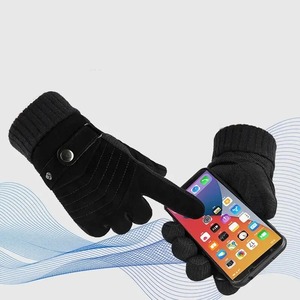 1 paire de gants de travail thermiques imperméables écologiques pour l'hiver, antidérapants, en caoutchouc latex, pour le cyclisme, les sports, les ouvriers, les constructeurs - Product Image 4