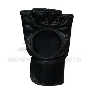 Gants de boxe professionnels MMA PU, gants MMA de boxe à demi-doigt | Gants mma de boxe en cuir de meilleure qualité - Product Image 3