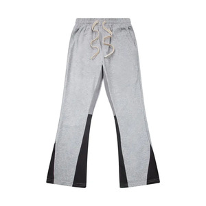 Joggers cargo en toile respirante éco-responsable de poids moyen pour hommes, avec logo personnalisé, coupe évasée et cordon de serrage, pour le fitness et le sport - Product Image 1