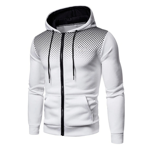Sudaderas con capucha sublimadas con impresión de soplo bordada personalizada Sudaderas con capucha de hombre con logotipo personalizado en blanco Sudaderas con capucha de gran tamaño - Product Image 5