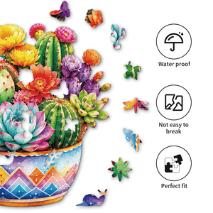 Wholesale Factory Customized Manufacturer <b>Puzzle</b> Popular Irregular Shape Jigsaw <b>Puzzle</b> for Families - Product Image 5