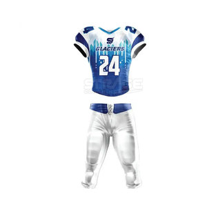 Uniforme de football américain à manches courtes de qualité supérieure respirant en grande taille, best-seller - Product Image 1