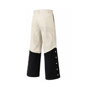 Pantalon de style Napoléonien vintage haut de gamme en toile écologique légère pour homme, avec caractéristiques frontales distinctives - Product Image 6