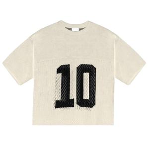 เสื้อยืดโชว์ไหล่เสื้อยืดสำหรับผู้ชายเสื้อยืดแนวสตรีทเสื้อยืดคอกลมสวมใส่สบายไล่ระดับสีสำหรับผู้ชาย - Product Image 6