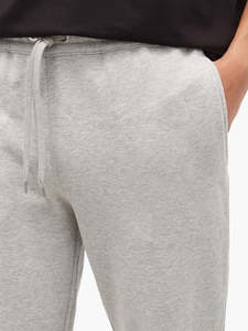 Pantalón deportivo Jogger de algodón 100% para hombre con servicio OEM, diseño de logotipo personalizado, pantalones transpirables con bolsillo de Color sólido de alta calidad - Product Image 3