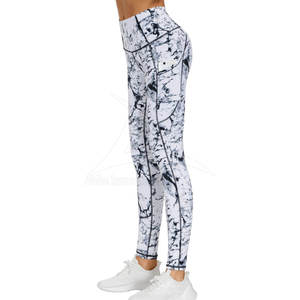 Customized High Quality Yoga <b>Leggings</b> Elastic Waist Solid <b>Pattern</b> Waterproof Color Options for <b>Women</b> - Product Image 2