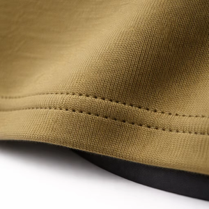 Camiseta Casual Verde Oliva para Hombre Wellprove, Cuello Redondo, Manga Corta, Lisa, 100% Algodón, Corte Holgado, Color Sólido, Transpirable - Product Image 6