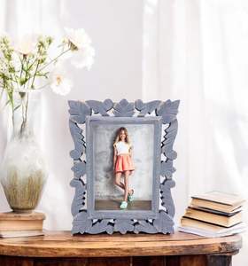 Cadre photo classique en bois de manguier massif fait à la main, rustique et moderne, brun, décoration de table, qualité d'exportation, cadre photo en bois massif - Product Image 6