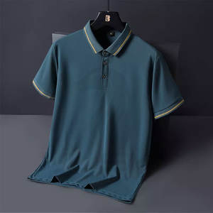 Camiseta de algodón y poliéster para hombre, POLO de alta calidad con logotipo personalizado bordado, venta al por mayor - Product Image 6