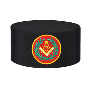 Maçonnique Grande Loge Vénérable Maître Blue Lodge Couronne Cap Noir & Bleu Machine Broderie OEM Service - Product Image 6