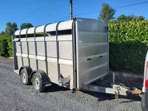 High Capacity 12ft x 6ft Livestock <b>Trailer</b> <b>Tractor</b> Farming Use Heavy Duty Rear Transport Wagon Strong Build New for sale - Product Image 6
