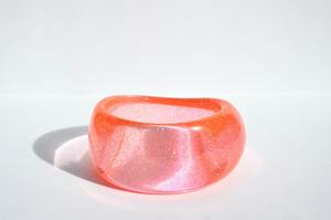 Nuevo temperamento resina brazalete pulsera Oval versión ancha arco geométrico gradiente marrón pulsera joyería para mujer - Product Image 4