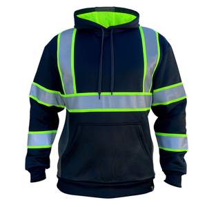 Sudaderas Reflectantes de Seguridad para Hombre, Precio de Mayoreo OEM ODM, Sudaderas de Alta Visibilidad para Hombre, 100% Algodón - Product Image 5