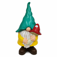 Figurine de gnome de jardin de Pâques personnalisée en LED, en plastique PP moulé par soufflage, ornement lumineux pour pelouse, fournisseur direct d'usine en gros